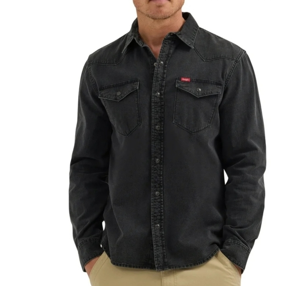 Wrangler Long Sleeved Pearl Snap